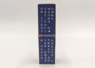 중국 작풍 사각 파란 색깔 주문 립스틱 관 소성 물질