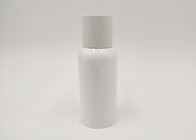백색 색깔 플라스틱 화장품은 로션 토너 물 보스톤 모양 병을 병에 넣습니다