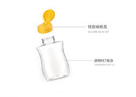 꿀 시럽 포장을 위한 18Oz 350g 플라스틱 화장용 병 실리콘 벨브 모자