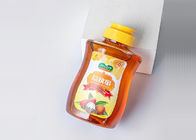 꿀 시럽 포장을 위한 18Oz 350g 플라스틱 화장용 병 실리콘 벨브 모자