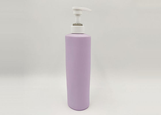 샤워 젤 머리 조절기를 위한 투명한 서리로 덥은 회색 애완 동물 플라스틱 병 350ml